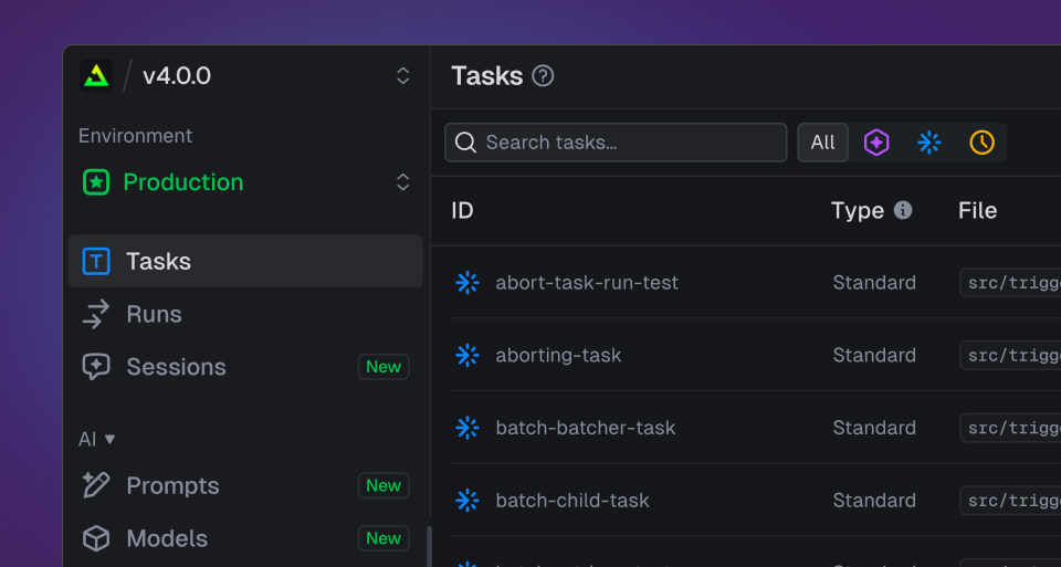 Dashboard UI updates