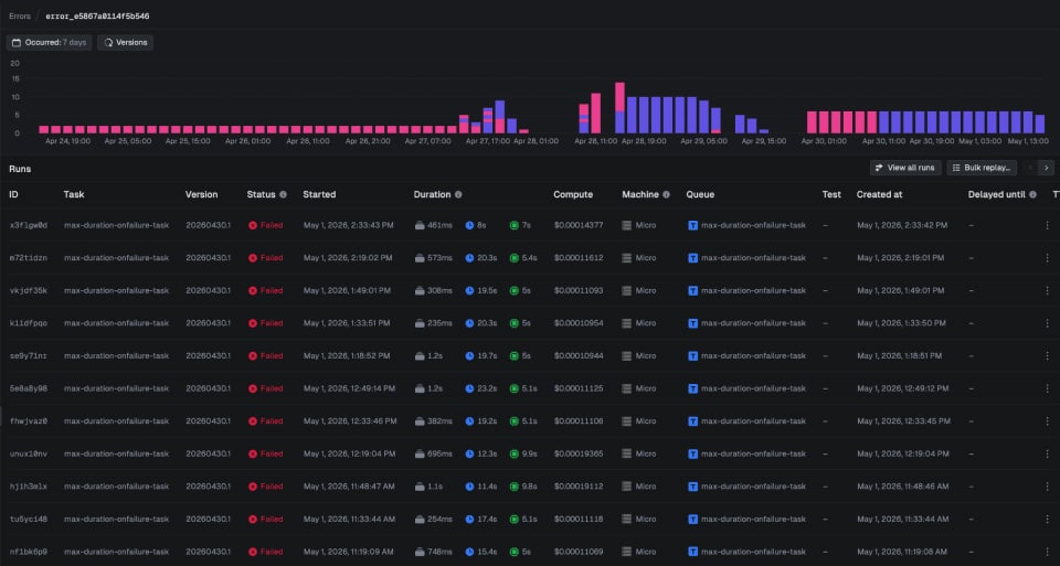Errors: find and fix your bugs faster
