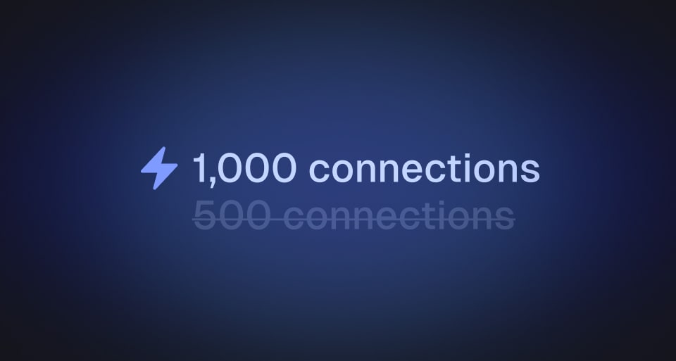 Higher Realtime connection limits