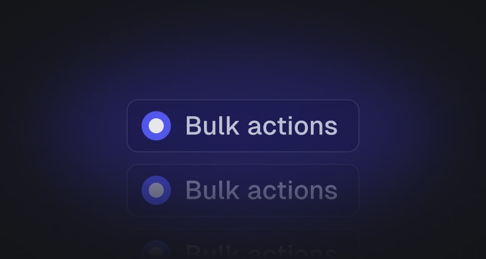 Improved bulk actions