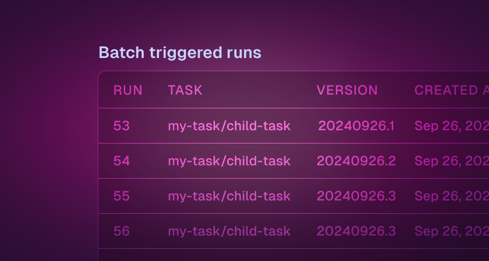 Better navigation between runs