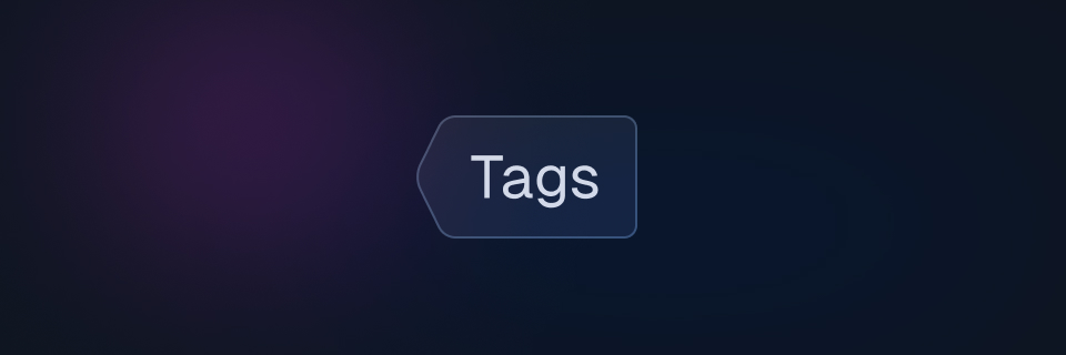 Add tags to your runs