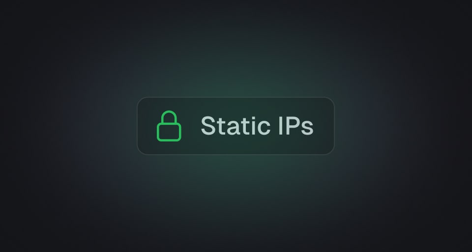 Static IPs