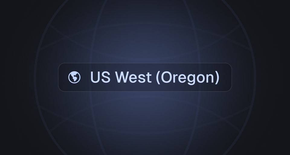New region: US West (Oregon)